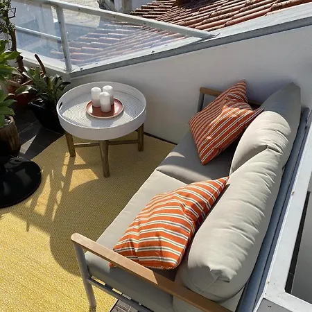 Апартаменты Terraco Do Bairro Duplex With Terrace Beira Mar Авейру